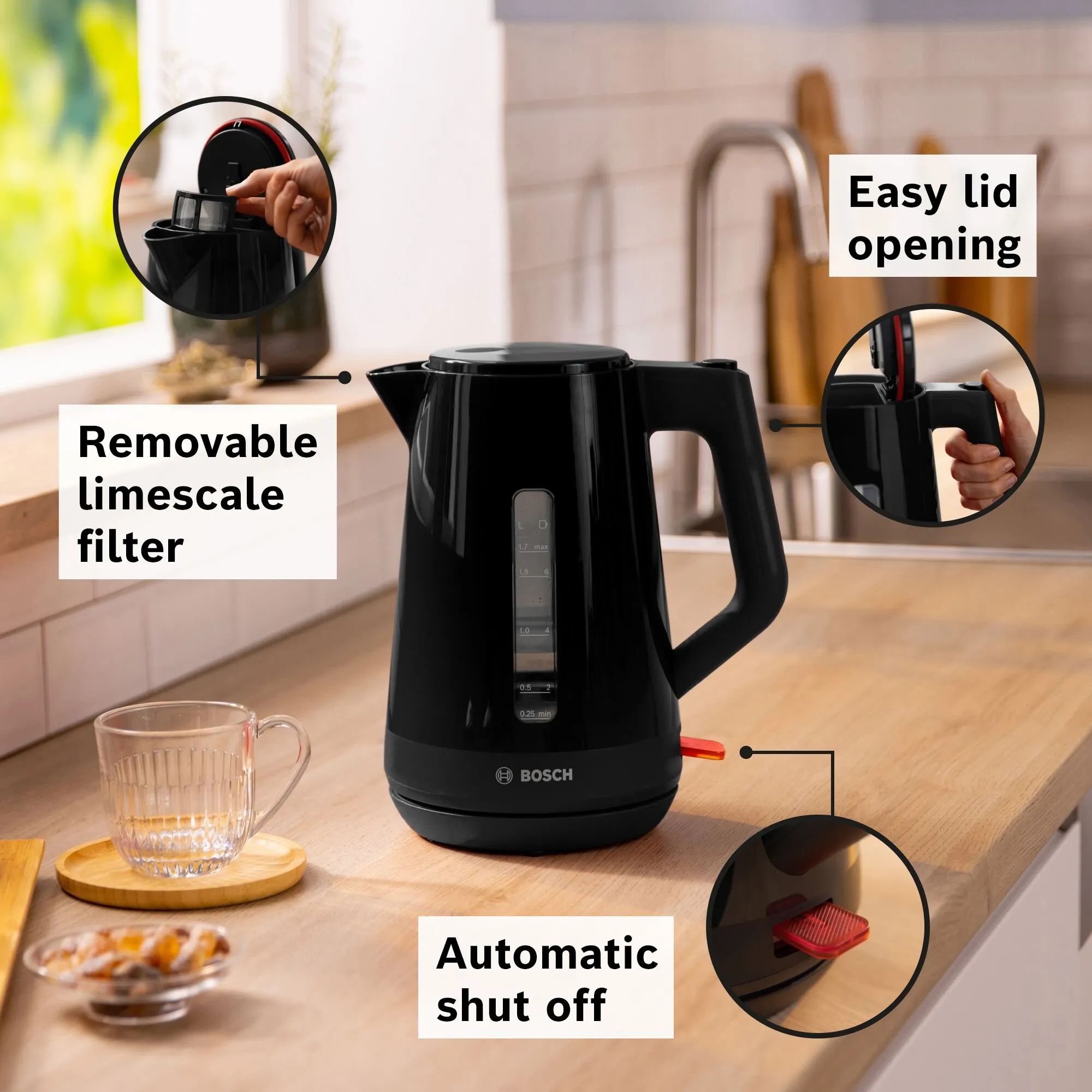 MyMoment Elkedel 1.7 L Sort, produktbillede 7 af 10, Elkedler hos HomeNordic