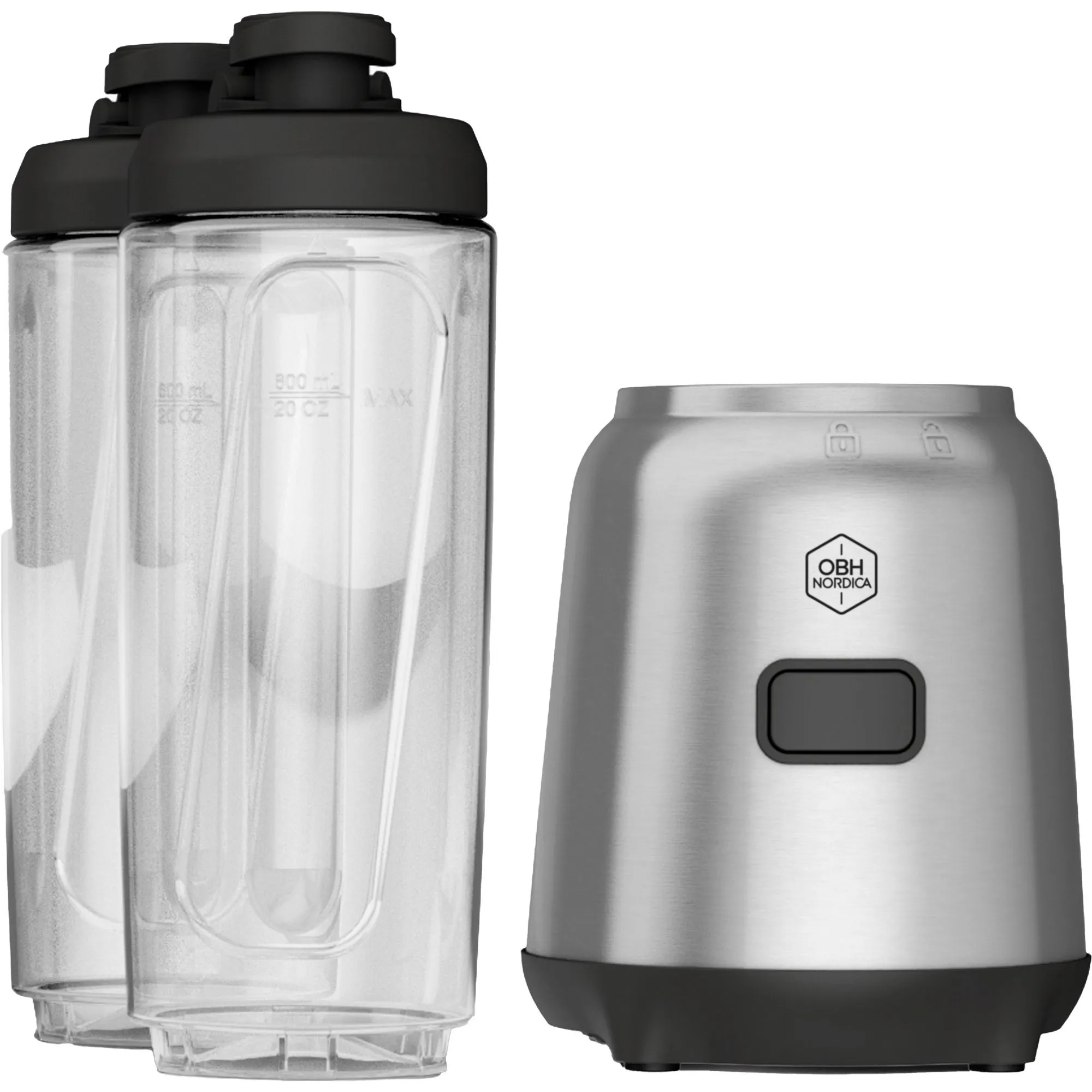 Mix & Move Blender 2 x 0,6 liter, 300 W, produktbillede 3 af 8, Blendere hos HomeNordic