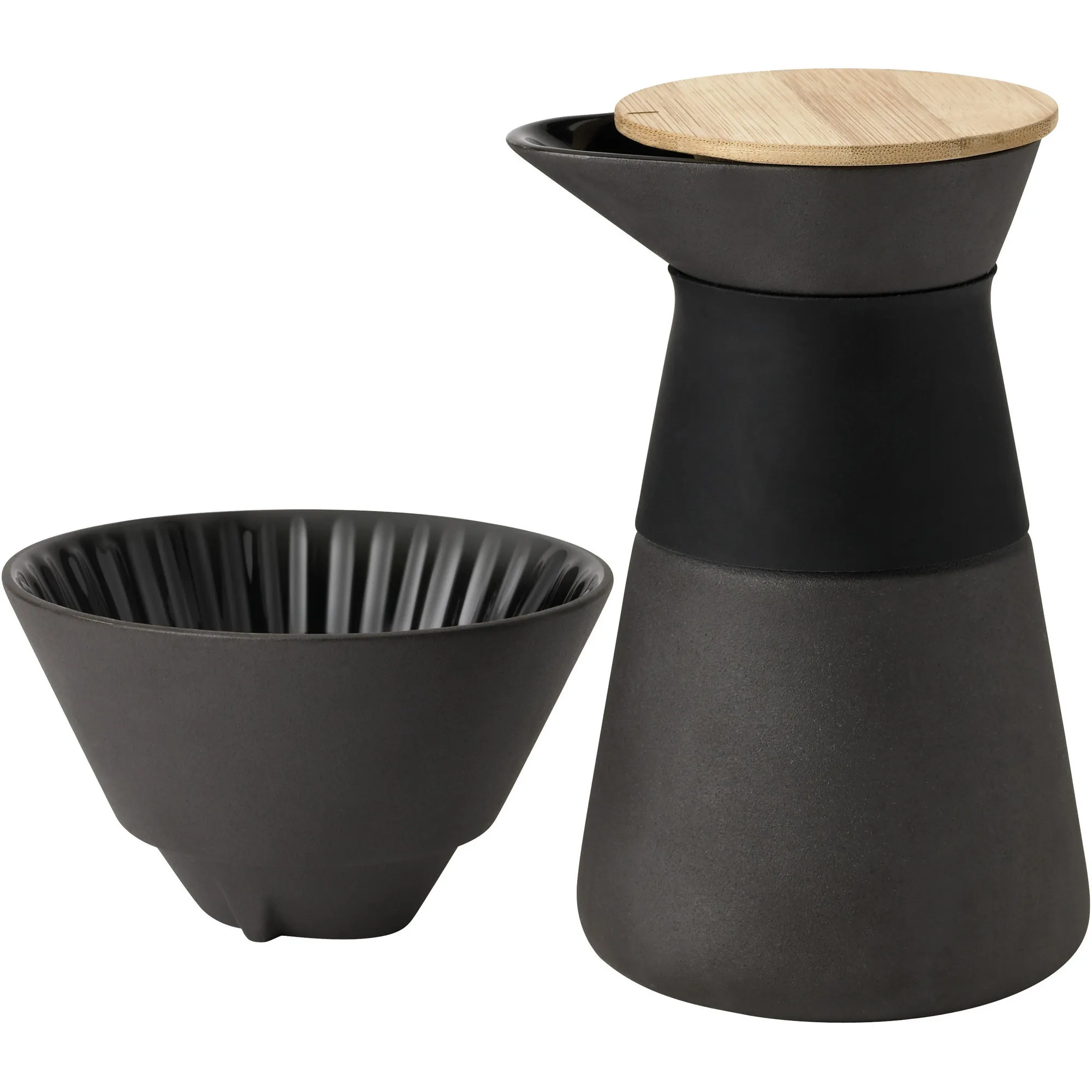 Theo "slow brew" kaffebrygger, sort, Kaffemaskiner hos HomeNordic