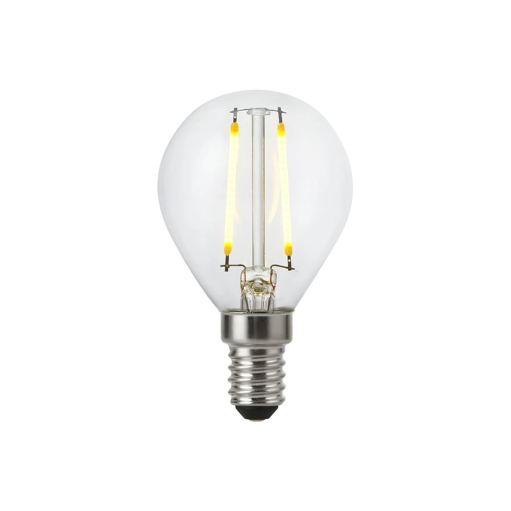 E14 2W dæmpbar LED kronepære, Glas hos HomeNordic