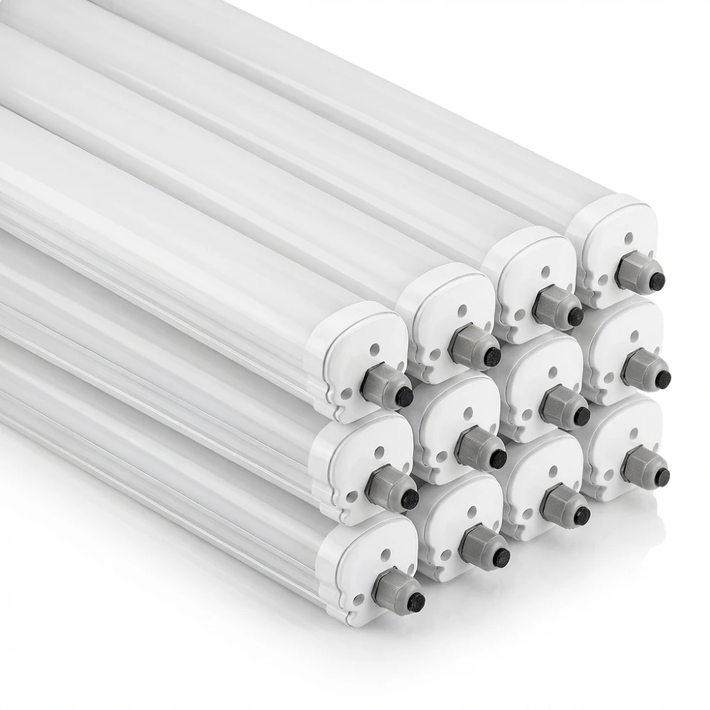 12 stk. V-Tac vandtæt 48W komplet LED armatur, produktbillede 1 af 2, LED-armaturer hos HomeNordic