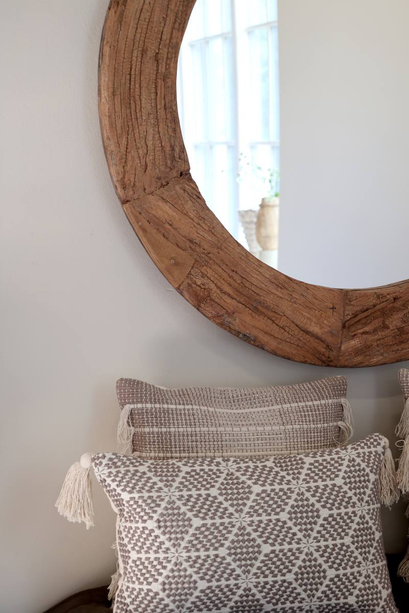 CHIC ANTIQUE GRIMAUD SPEJL M/TRÆRAMME NATUR, produktbillede 6 af 8, Spejle hos HomeNordic