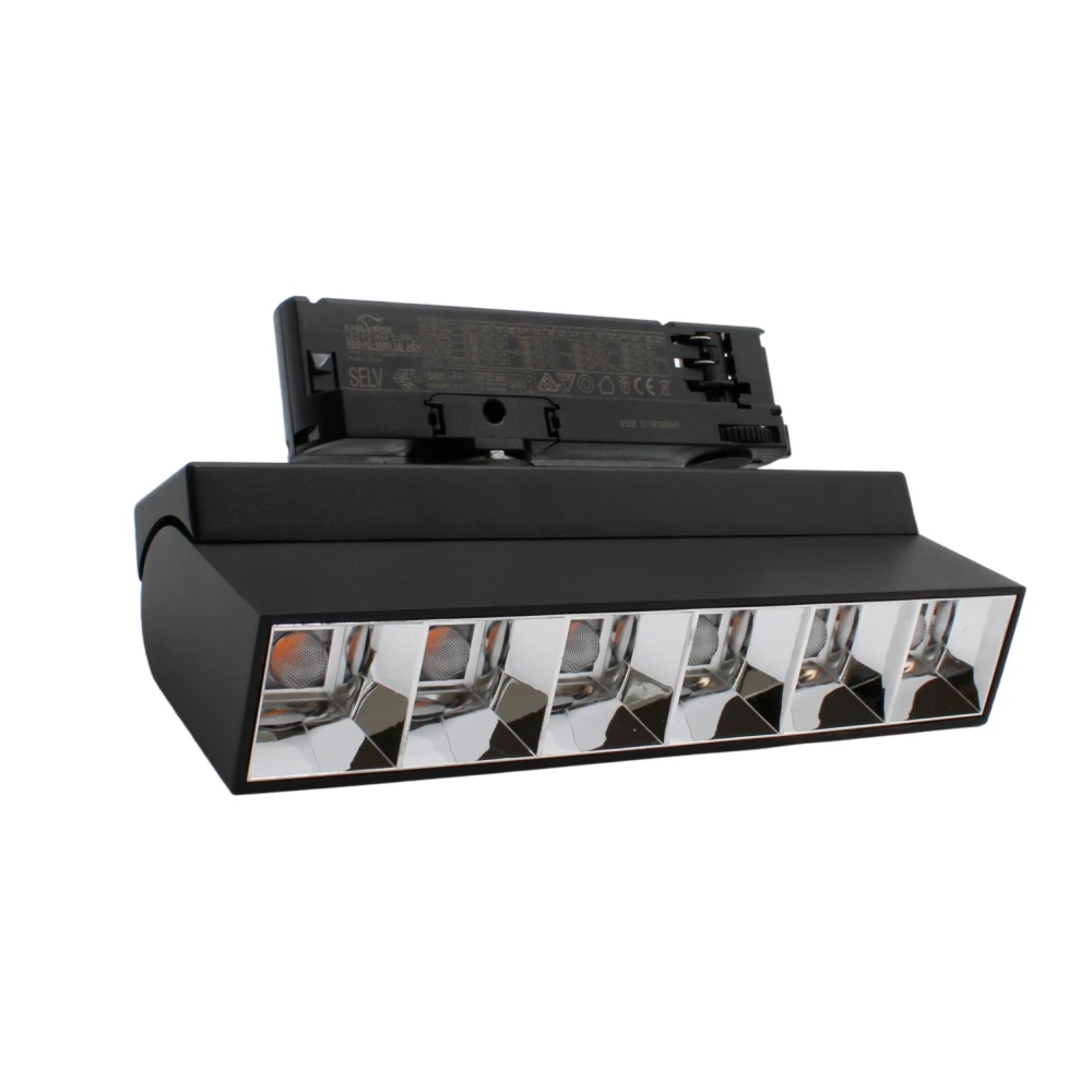 36W 3-faset RA92 justerbar LED lysskinne, Skinnespots 3-Faset hos HomeNordic