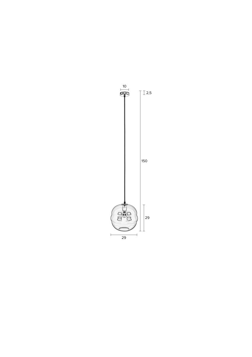 WHITE LABEL LIVING Lauren L loftlampe, produktbillede 2 af 9, Loftlamper hos HomeNordic