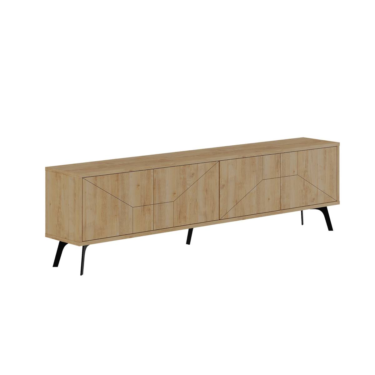 NORDVÄRK Dune TV-bord, m. 4 låger, TV-borde hos HomeNordic