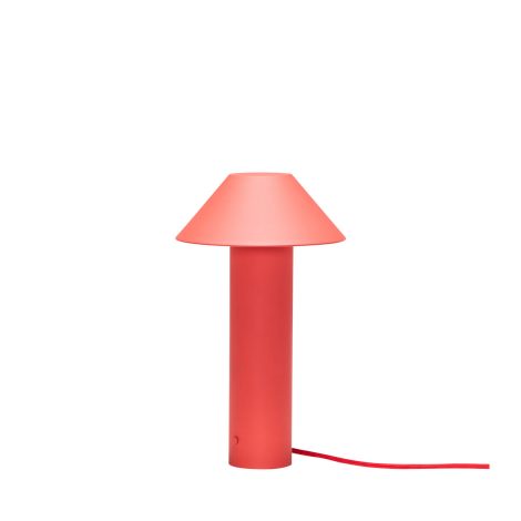 HÜBSCH TOWER BORDLAMPE RØD, produktbillede 3 af 3, Bordlamper hos HomeNordic
