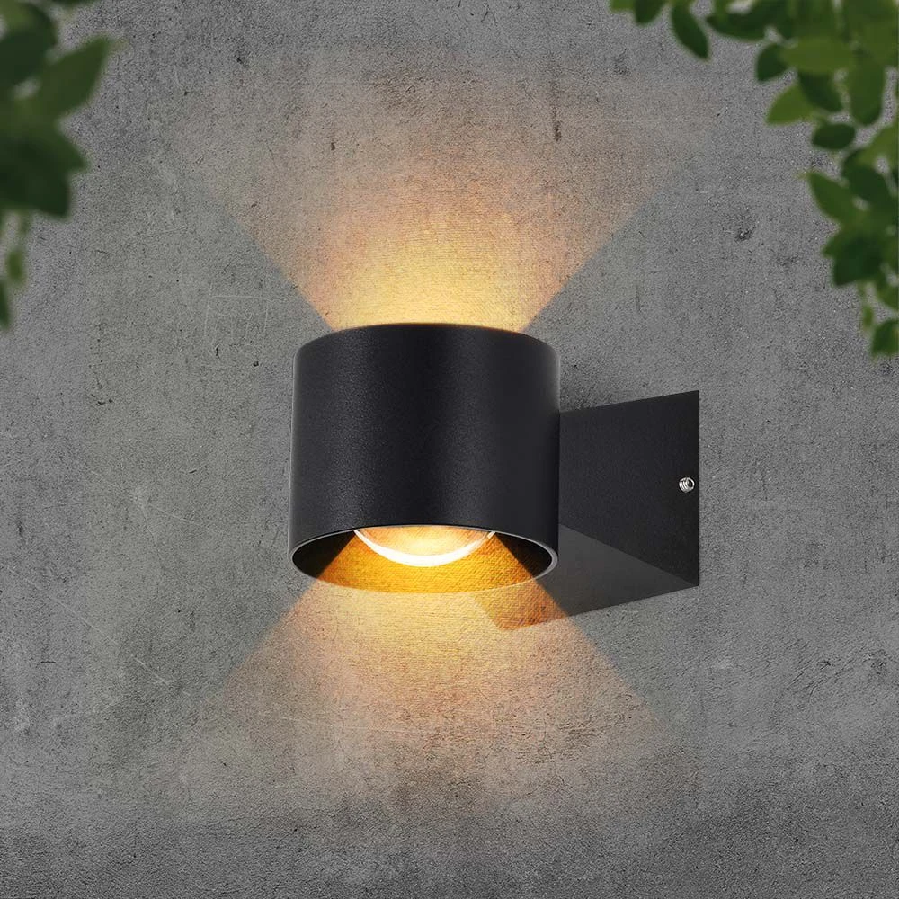 5W LED væglampe, rund, Væglamper hos HomeNordic