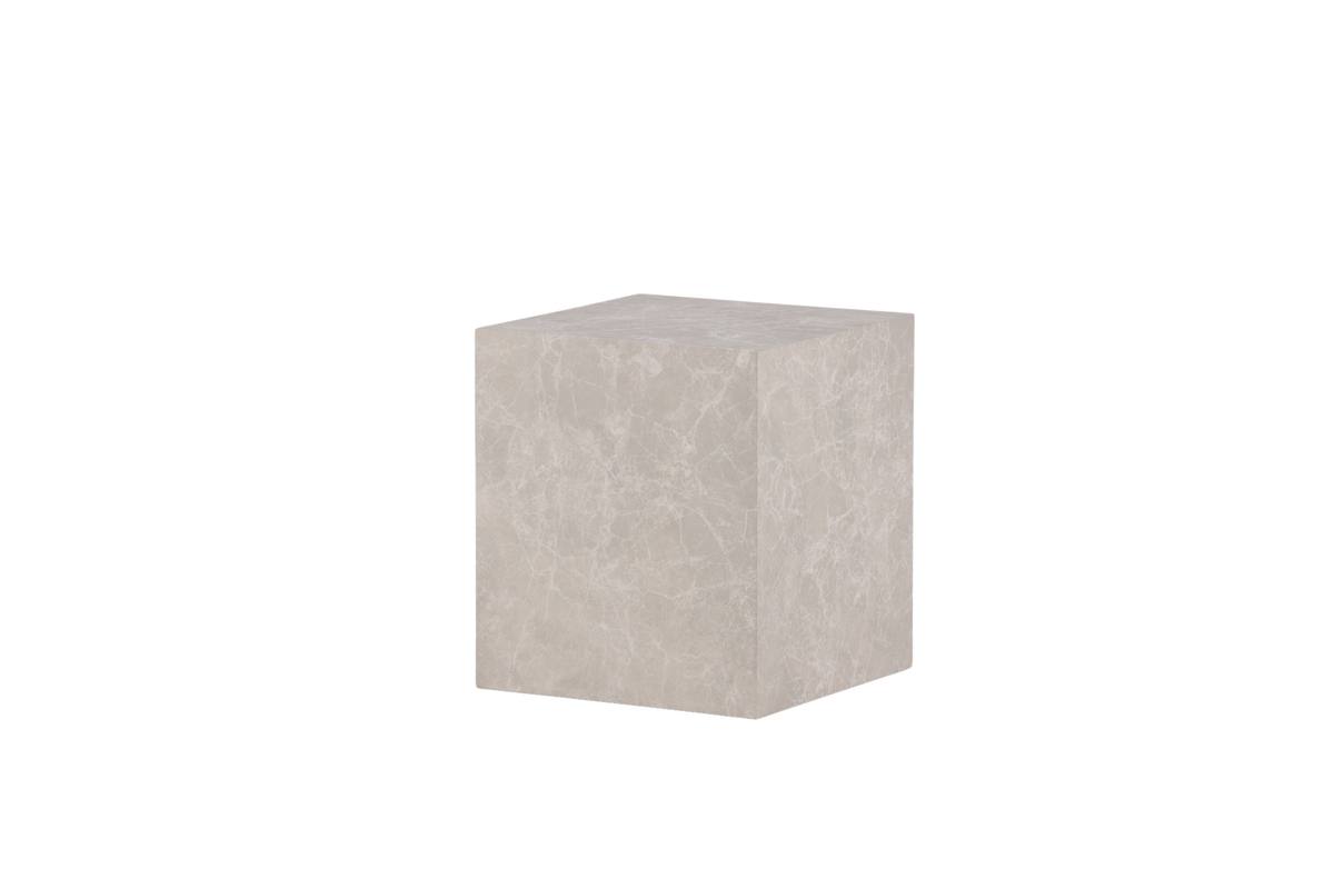 Blockit - Sofabord i marmor look, 40 x 40 cm., produktbillede 2 af 5, Moderne designs hos HomeNordic