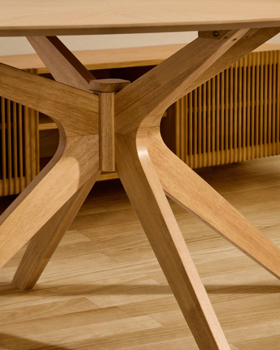 KAVE HOME Naanim spisebord, oval, produktbillede 9 af 9, Spiseborde hos HomeNordic