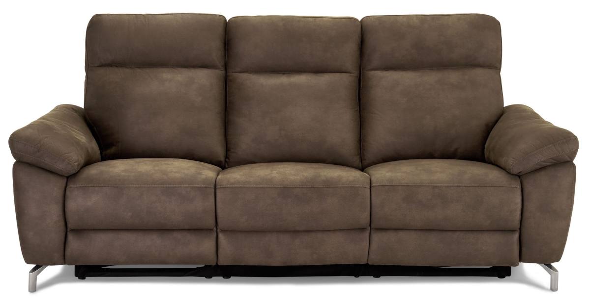 Selma 3 personers sofa med elevations sæder til nakke, ryg og ben i grå, produktbillede 4 af 7, Sofaer hos HomeNordic