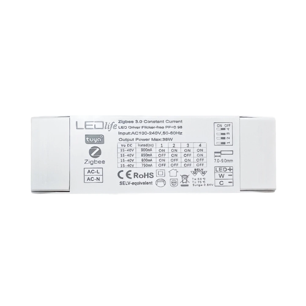 36W / 750-900mA CCT driver til LED panel, LED-paneler hos HomeNordic