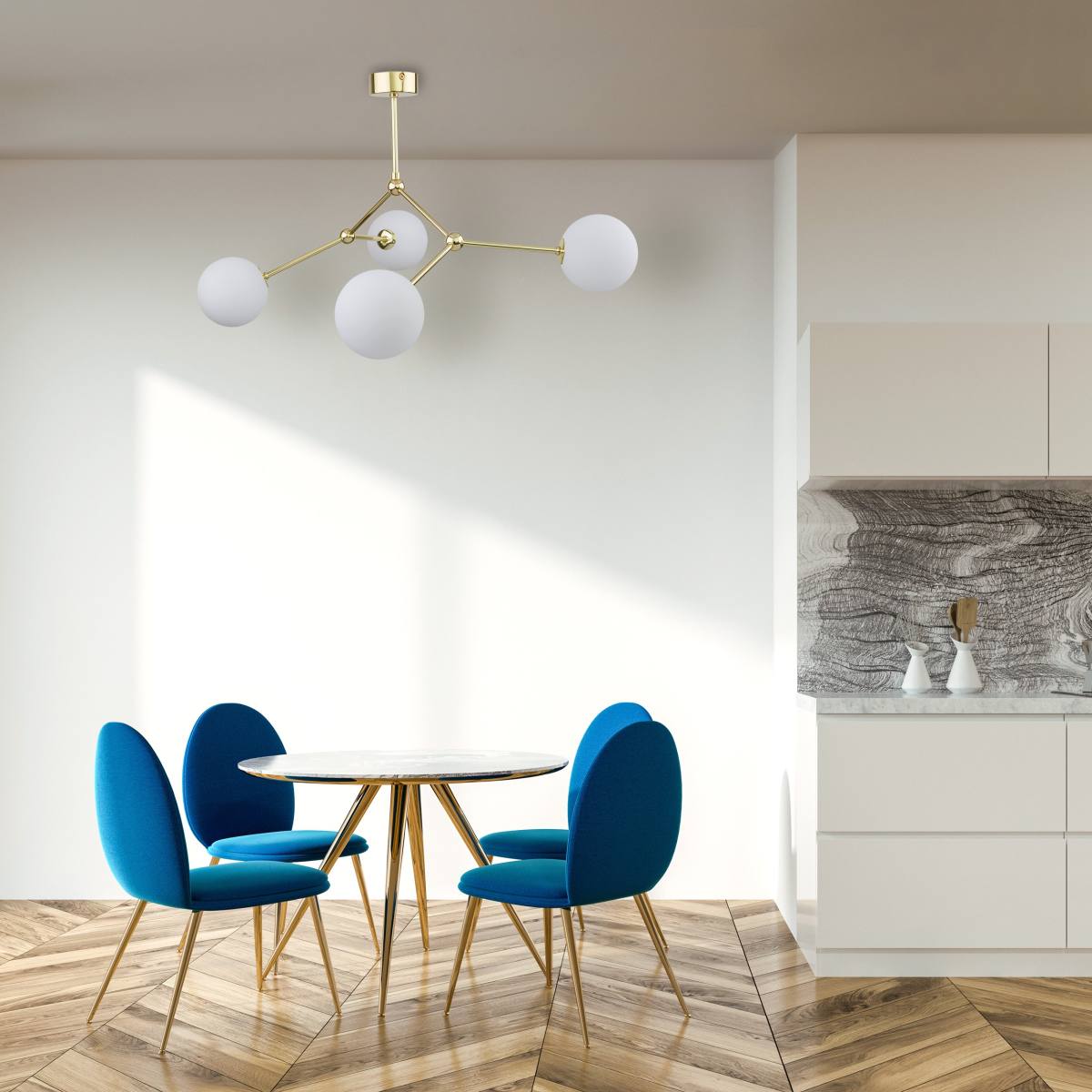 TK Fairy loftlampe, m. 4 skærme, produktbillede 14 af 14, Loftlamper hos HomeNordic