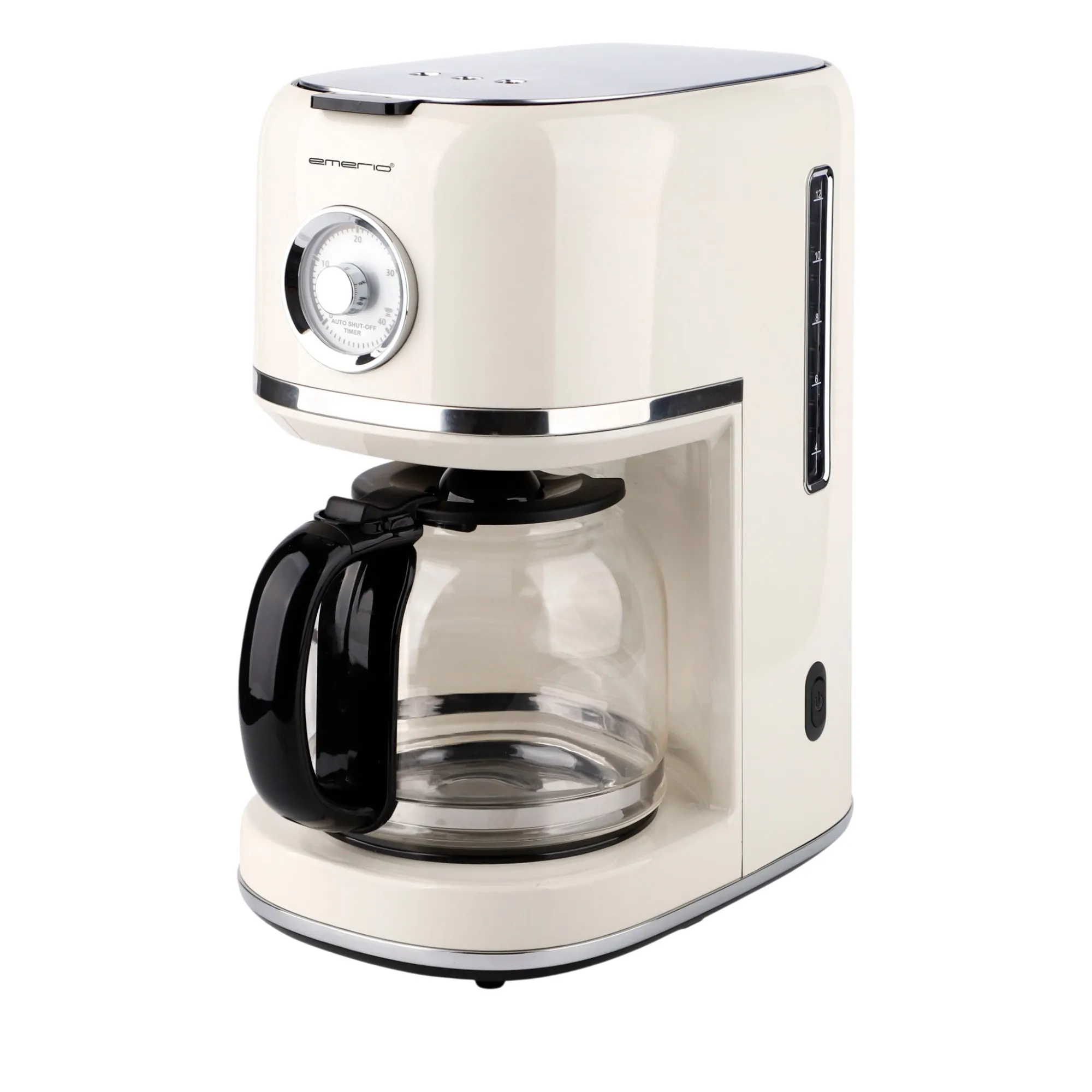 Retro kaffemaskine 1,5 l, ivory, produktbillede 2 af 4, Kaffemaskiner hos HomeNordic