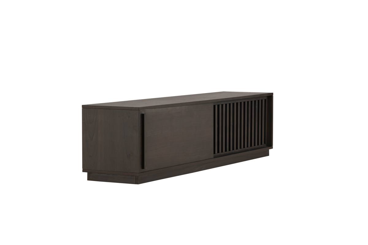 VENTURE DESIGN Lugo TV-bænk, m. 2 skydelåger og hylde, produktbillede 3 af 16, TV-borde hos HomeNordic