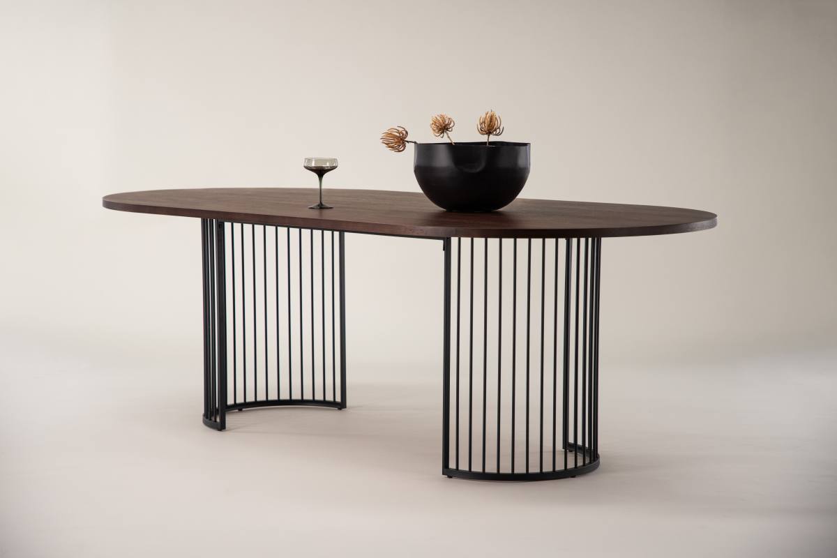 VIND COLLECTION Hamneskär spisebord, oval, produktbillede 8 af 9, Spiseborde hos HomeNordic