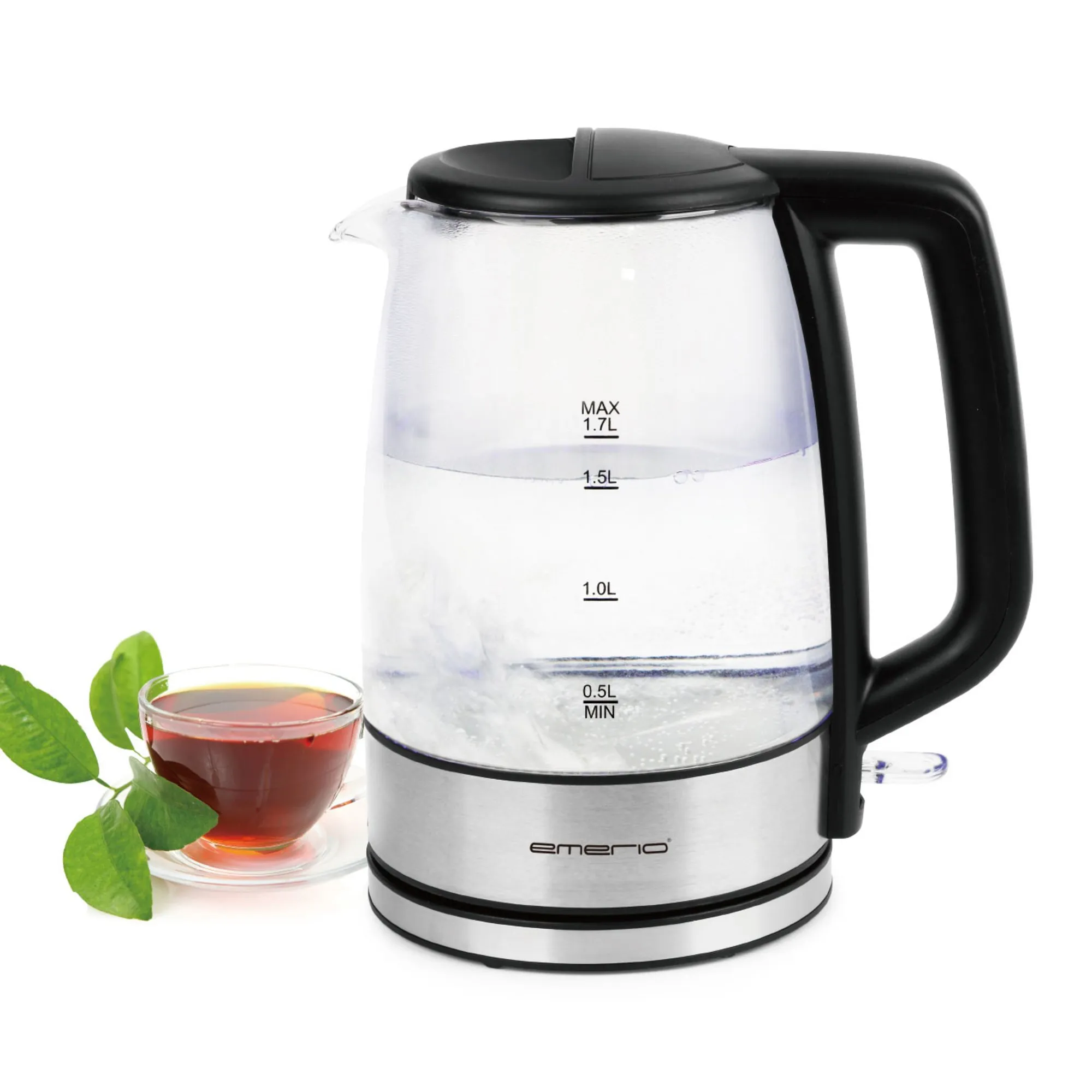 Elkedel 1,7 liter, glas, produktbillede 5 af 5, Elkedler hos HomeNordic