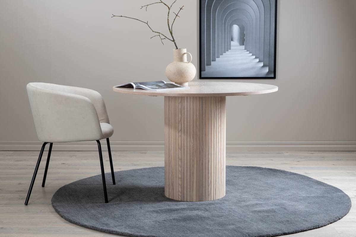 VENTURE DESIGN Bianca spisebord, rund, produktbillede 11 af 11, Spiseborde hos HomeNordic