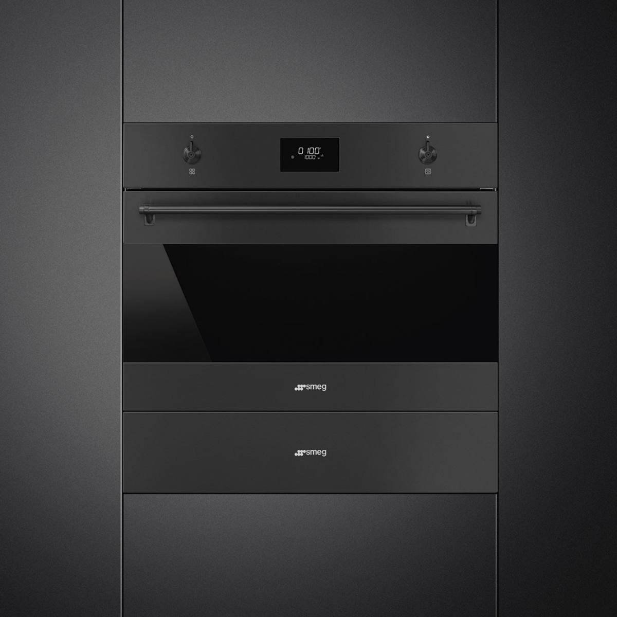 SMEG Indbygningsmikroovn SO4301M0N, produktbillede 7 af 8, Ovne hos HomeNordic