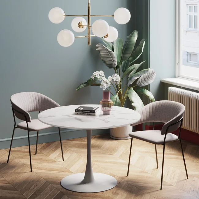 KARE DESIGN Schickeria spisebord, rund, produktbillede 7 af 8, Spiseborde hos HomeNordic