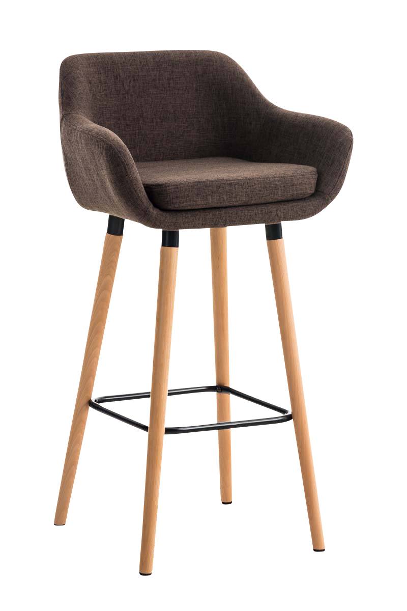 Barstol Grant stof Brun, Barstole hos HomeNordic