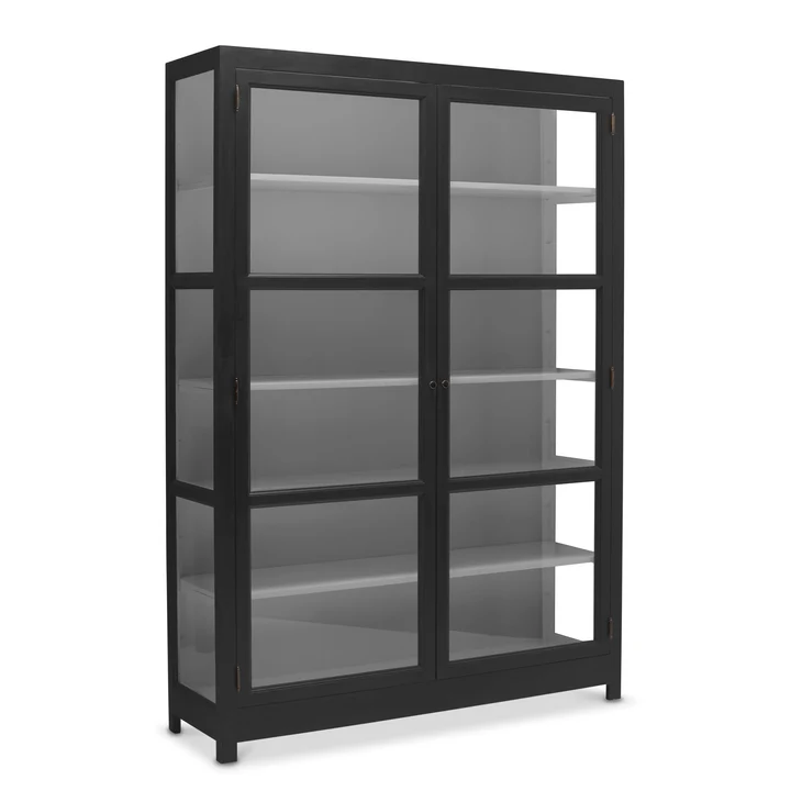 LIVINGOODIES CARLINGTON EDGE STOR SORT/, produktbillede 2 af 3, Vitrineskabe hos HomeNordic