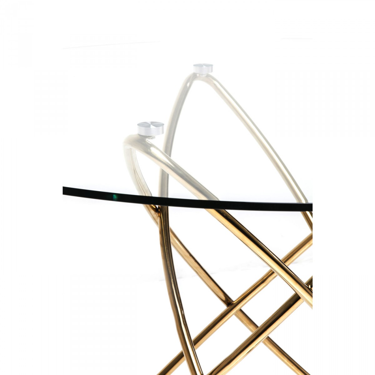 KARE DESIGN rund Molekular Gold spisebord, produktbillede 3 af 8, Spiseborde hos HomeNordic