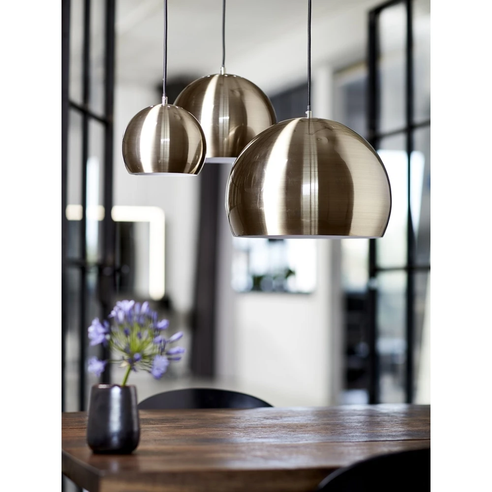 Nice Pendel Lampe Ø17 i Antik Messing, Pendler hos HomeNordic