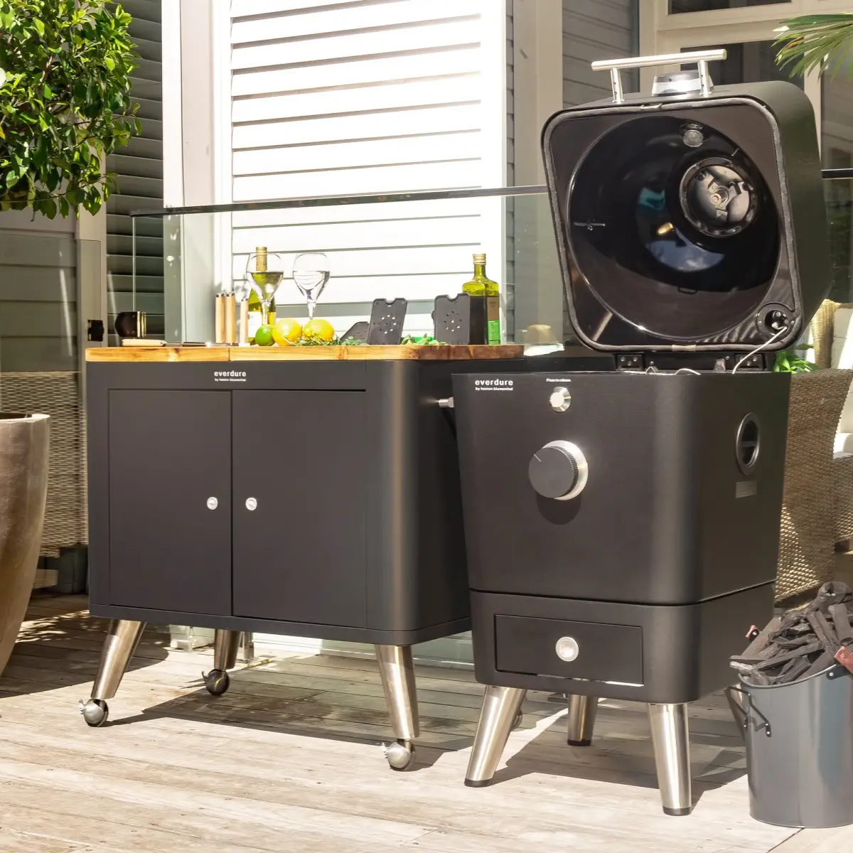 4K Kulgrill, sort, produktbillede 3 af 3 hos HomeNordic