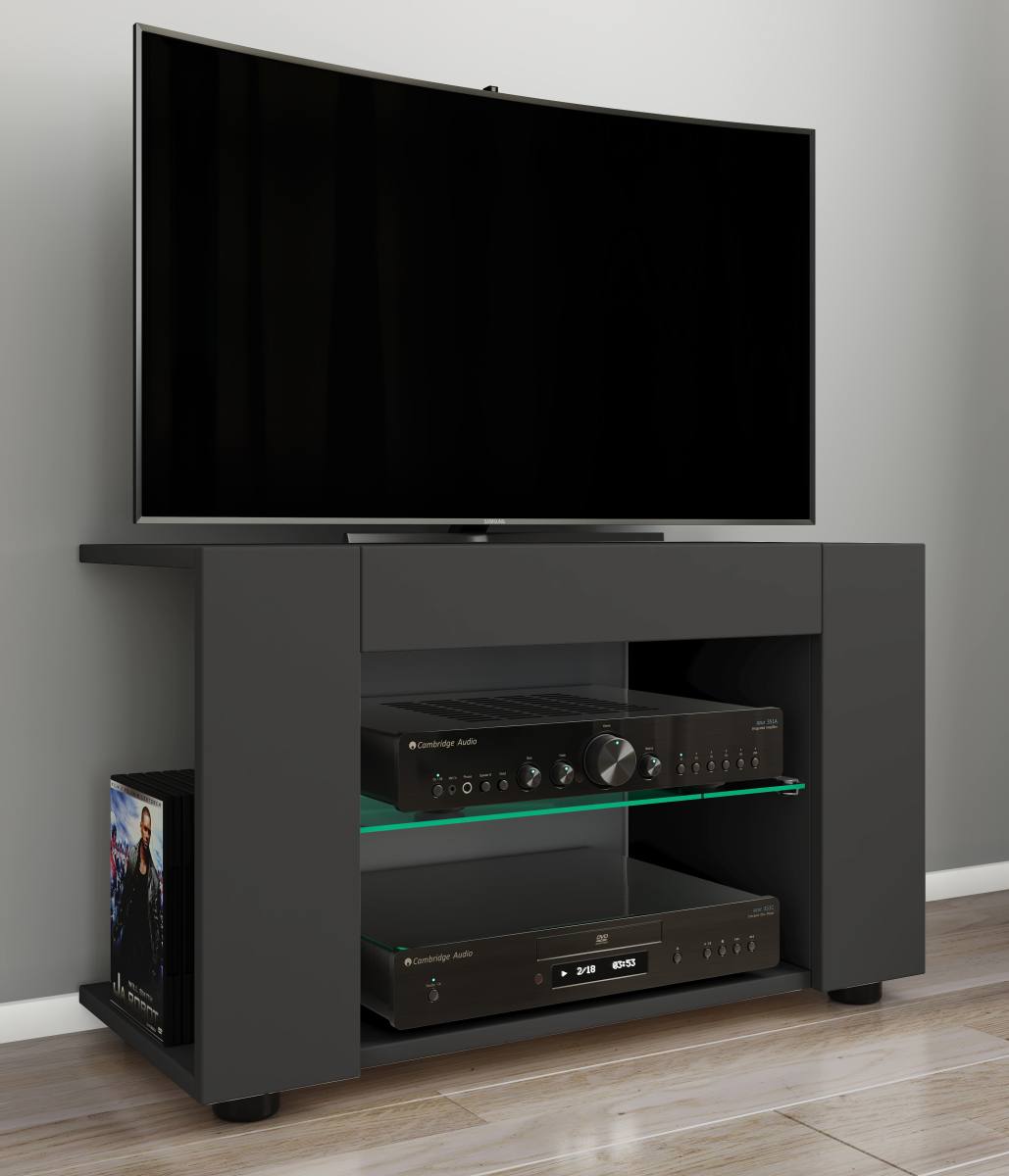 VCM NORDIC Plexalo L TV-bord, m. 1 glashylde, produktbillede 4 af 5, TV-borde hos HomeNordic
