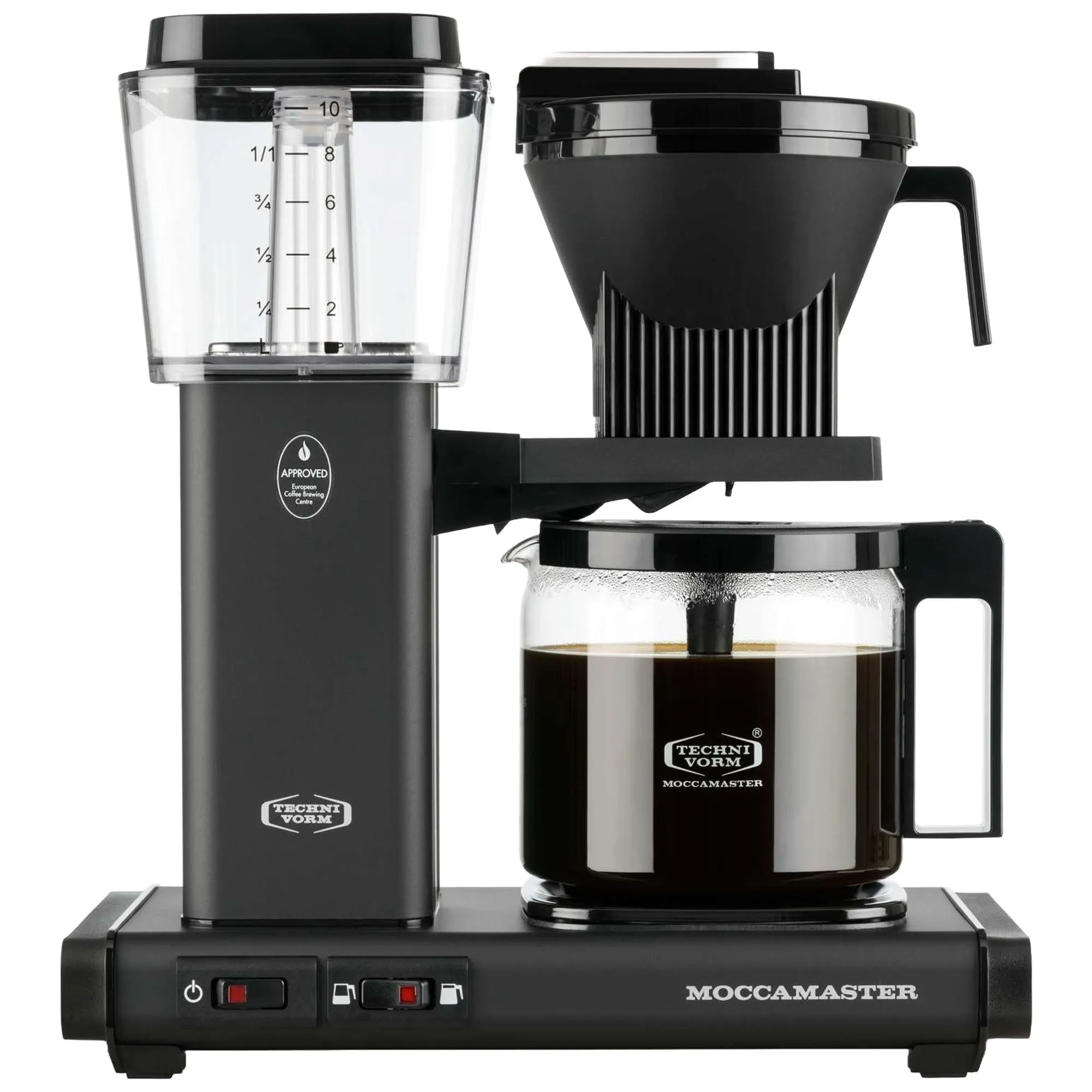 Optio kaffemaskine, matt black, Kaffemaskiner hos HomeNordic