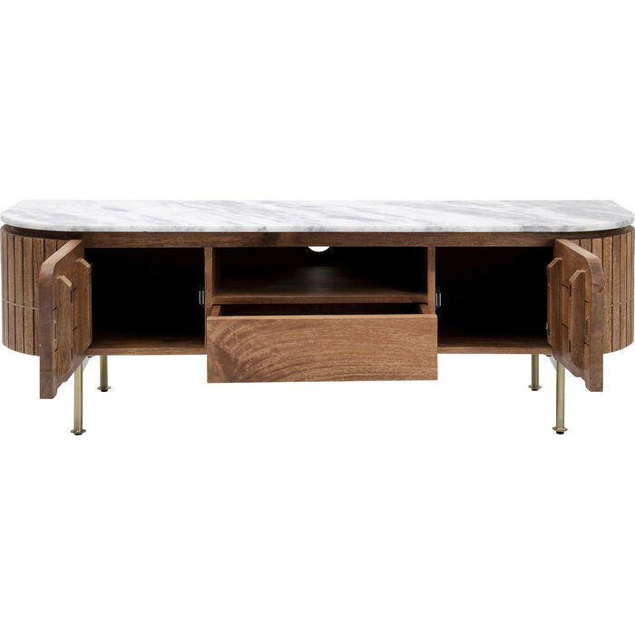 KARE DESIGN Grace TV-bord, m. 2 låger og 1 skuffe, produktbillede 3 af 12, TV-borde hos HomeNordic