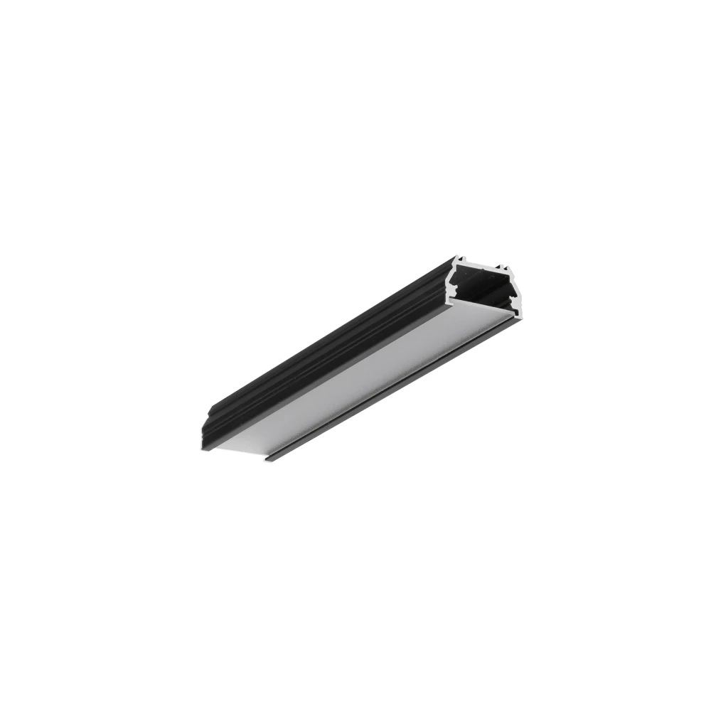2m aluprofil UNI12 BCD/U, LED-profiler hos HomeNordic