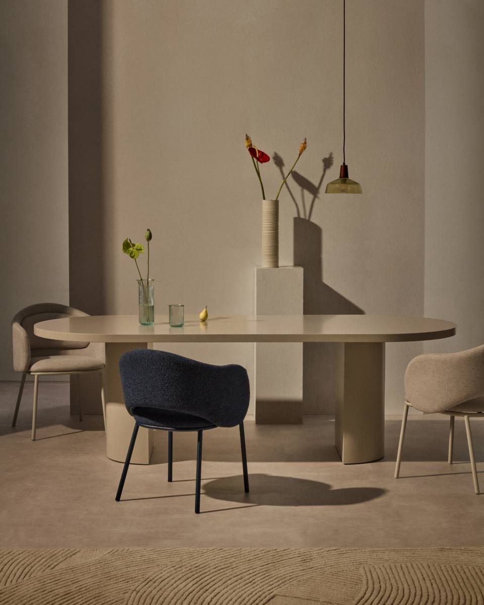 KAVE HOME Nealy spisebord, oval, produktbillede 6 af 6, Spiseborde hos HomeNordic
