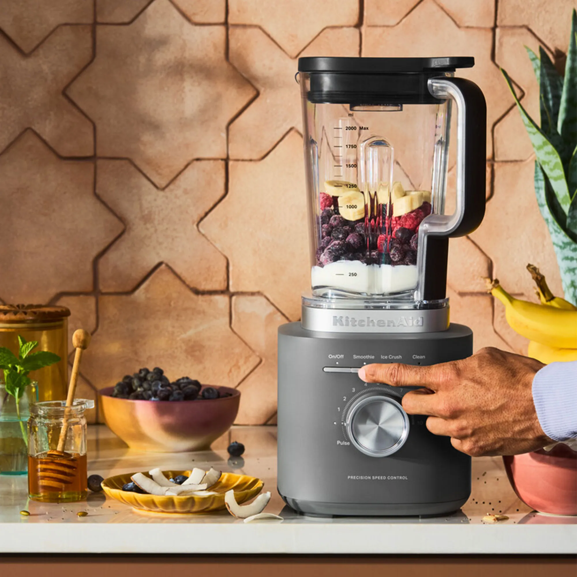 Kitchenaid Pure Power Blender 2,1 liter, charcoal grey, produktbillede 5 af 6, Blendere hos HomeNordic