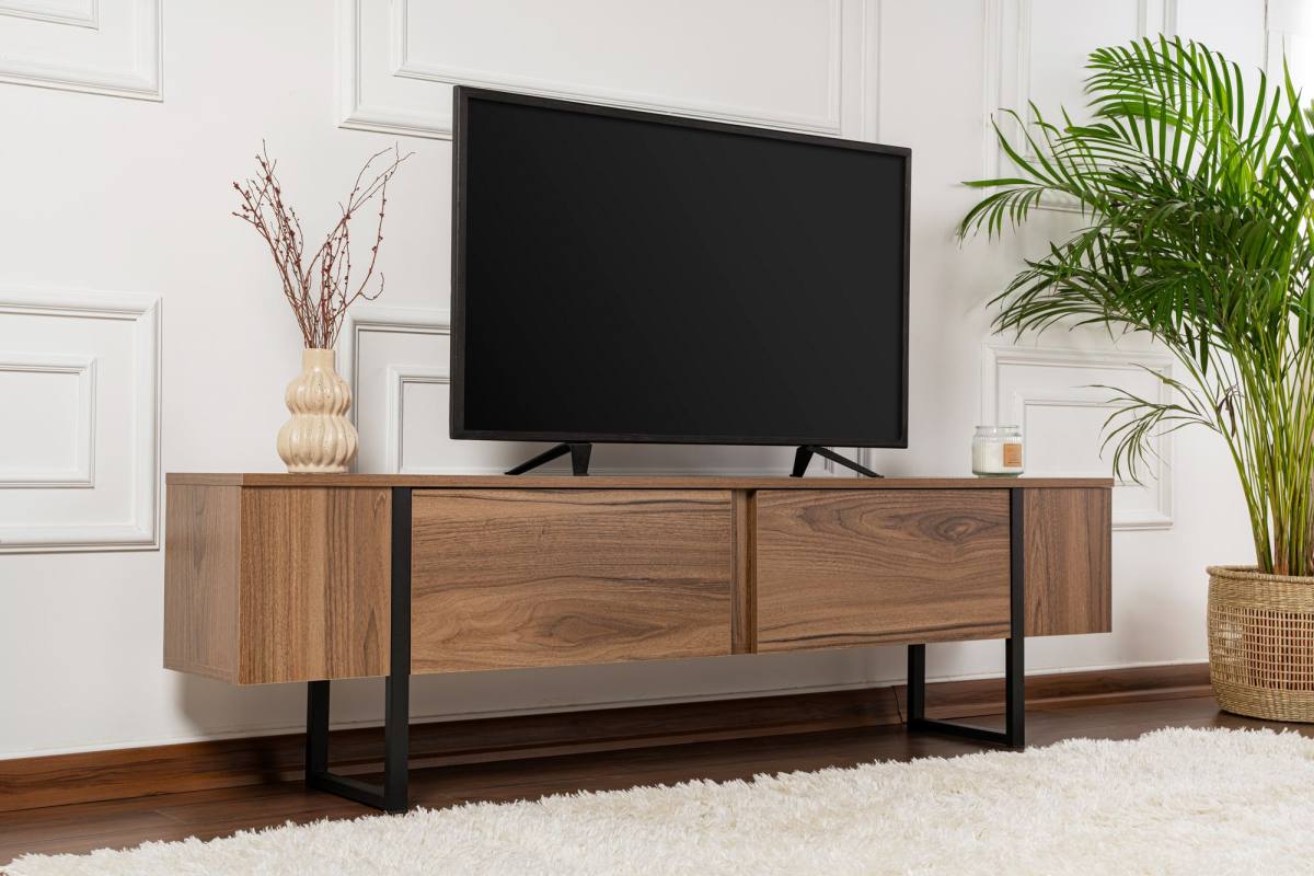 NORDVÄRK Serenity TV-bord, m. 2 låger, produktbillede 6 af 7, TV-borde hos HomeNordic