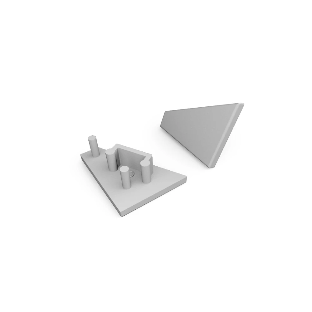 1 stk. Endestykke CORNER10 GEN2, LED-tilbehør hos HomeNordic