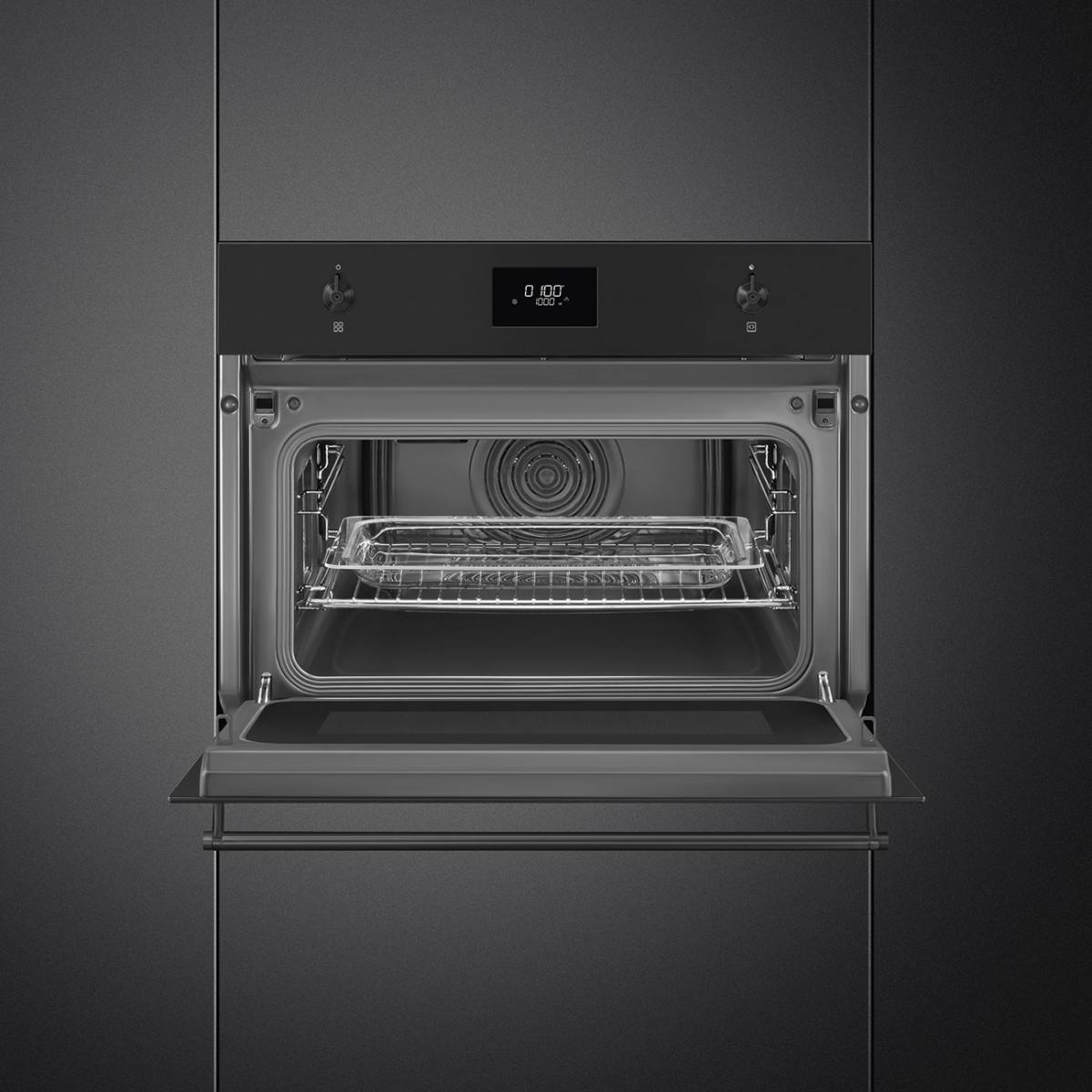 SMEG Kombiovn SO4301M1N, produktbillede 3 af 7, Ovne hos HomeNordic