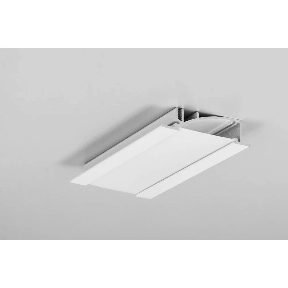2m aluprofil FLAT8 H/UX, LED-profiler hos HomeNordic