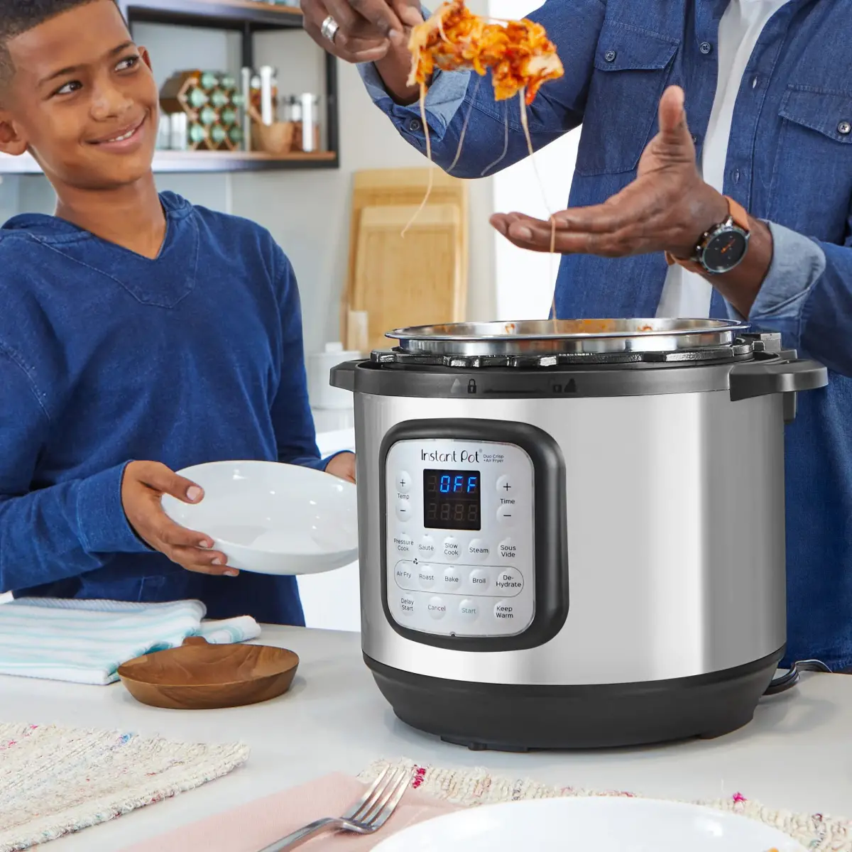 Duo Crisp Airfryer + trykkoger 11-i-1, 5,7 liter, produktbillede 6 af 6, Airfryers hos HomeNordic