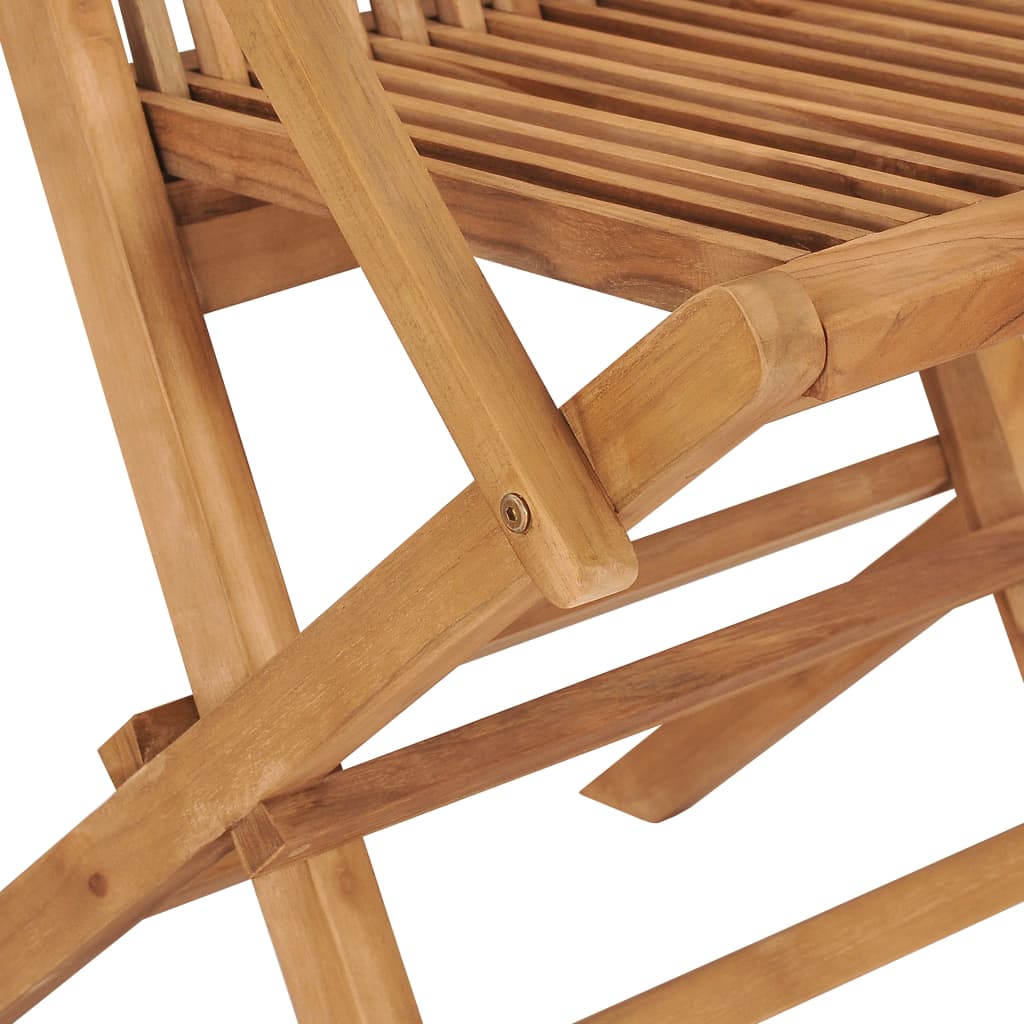 Foldbare Havestole Massivt Teaktræ, produktbillede 8 af 13, Havestole i teaktræ hos HomeNordic