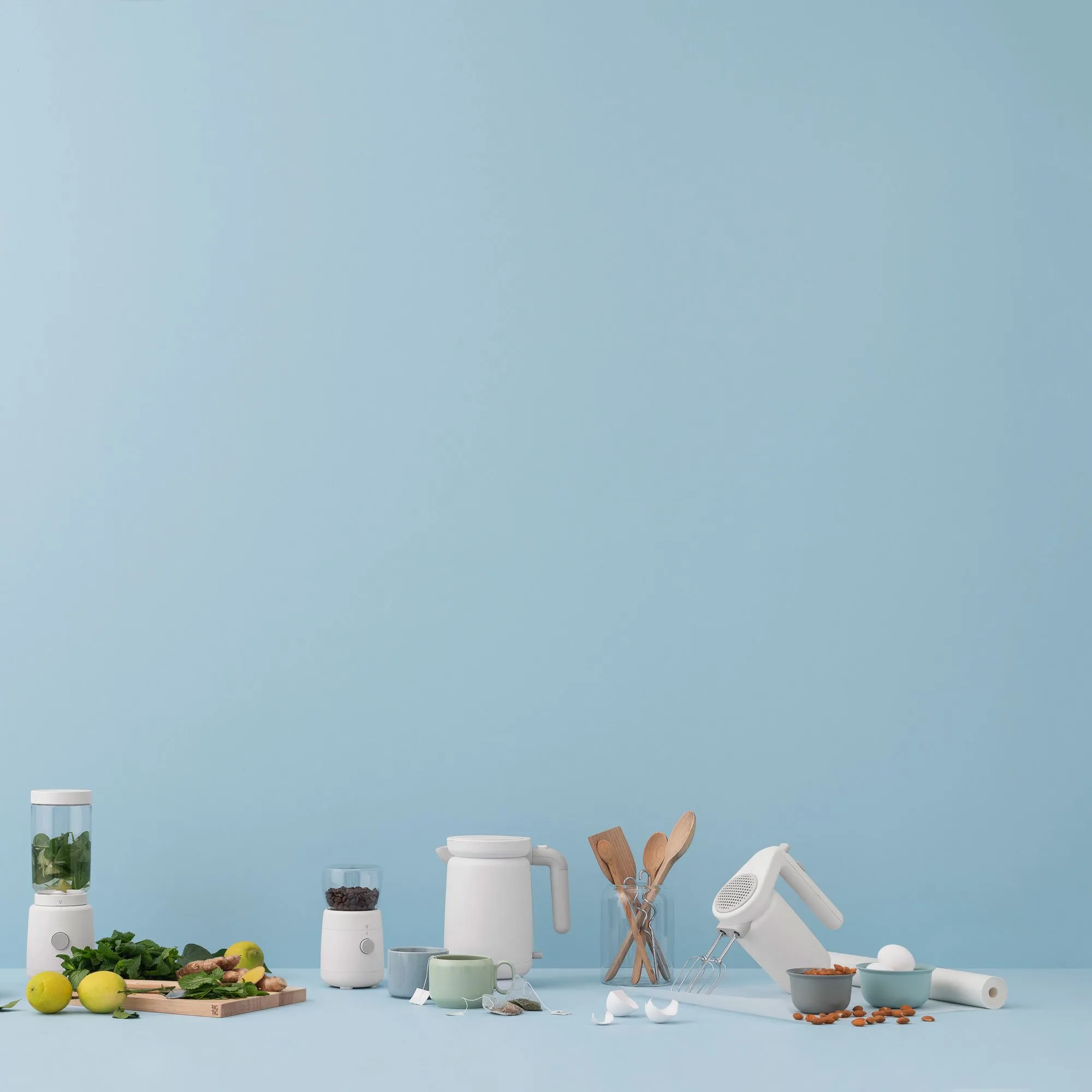 FOODIE Elkedel 1 L, hvid, produktbillede 3 af 4, Elkedler hos HomeNordic