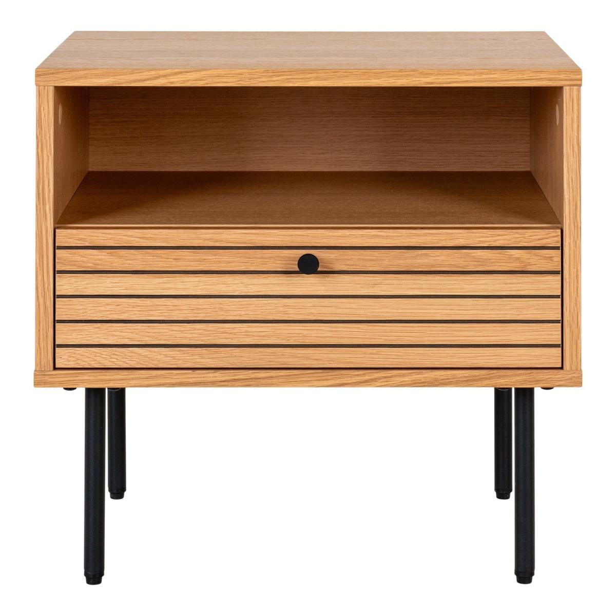 Create sofabord i egefiner og sorte metalben, produktbillede 5 af 6, Moderne designs hos HomeNordic