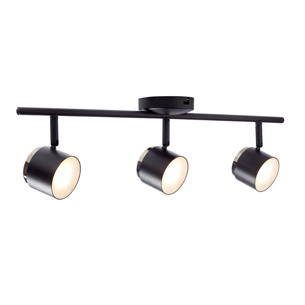 TEATER LED 3-Spot Lampe 13,5W, 230V i Sort, Spots hos HomeNordic