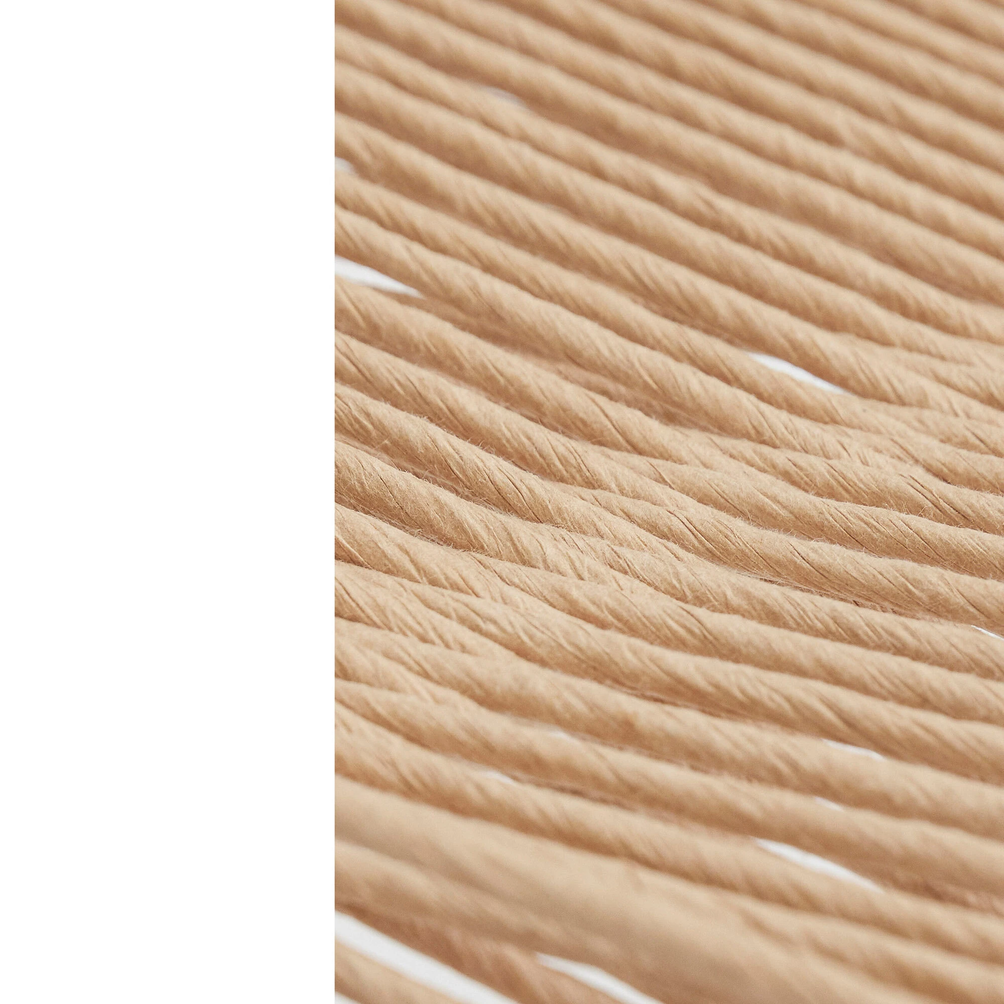 Bænk i egetræ/papirsnor, natur/off white, produktbillede 4 af 6 hos HomeNordic
