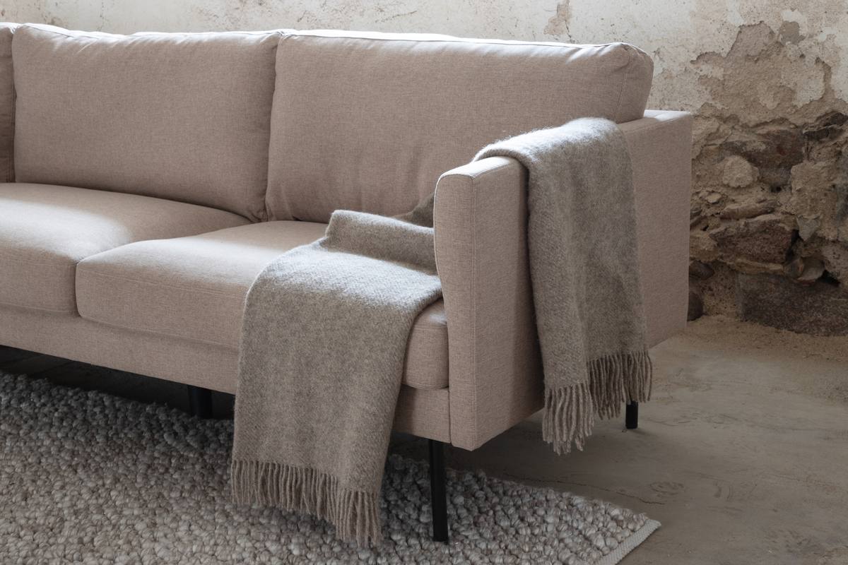 Polar - Sofa 3-personers i brunt stof – billede 5