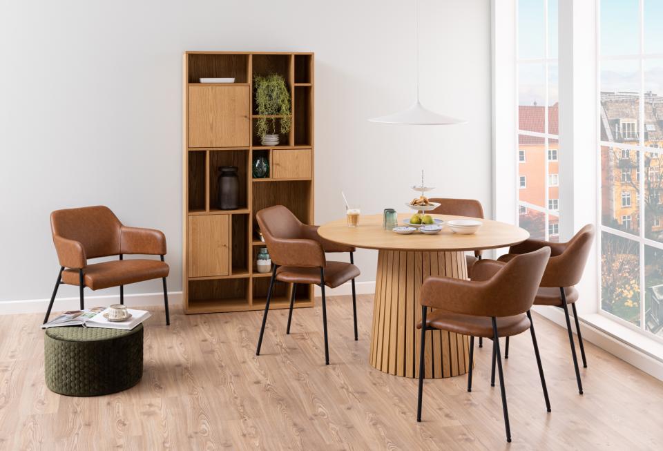 ACT NORDIC Christo spisebord, rund, produktbillede 8 af 8, Spiseborde hos HomeNordic