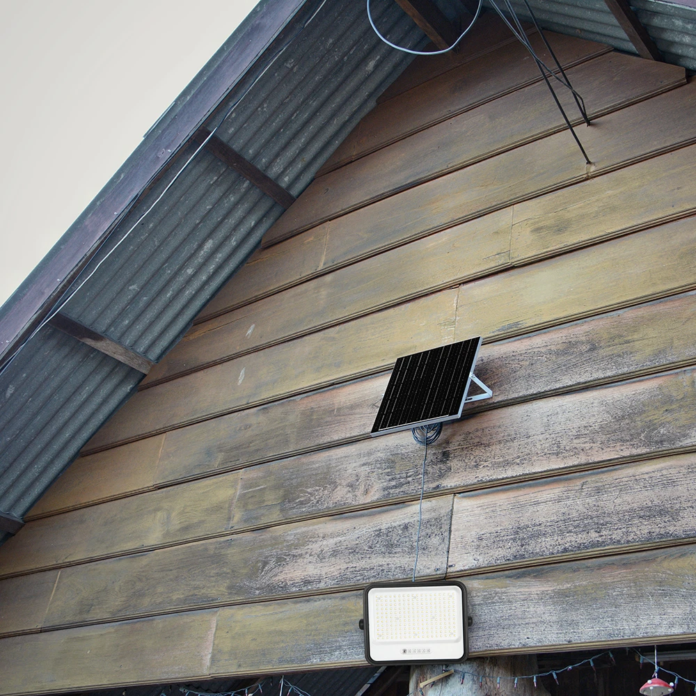 400W Solcelle LED projektør, 7-i-1 CCT, Projektører hos HomeNordic