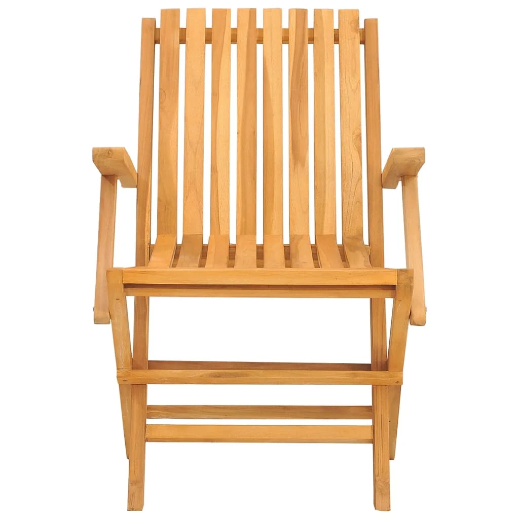 Havestole 61x67x90 Cm Foldbare Massivt Teaktræ, produktbillede 4 af 15, Havestole i teaktræ hos HomeNordic