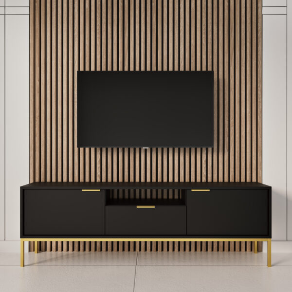 KOCOT Austin TV-bord 175, m. 2 låger, 1 hylde, 1 skuffe, produktbillede 3 af 3, TV-borde hos HomeNordic