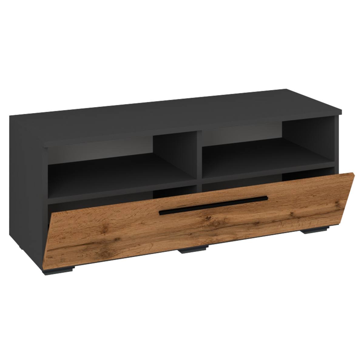 VCM NORDIC Arila L TV-bord, m. 1 låge og 4 rum, TV-borde hos HomeNordic